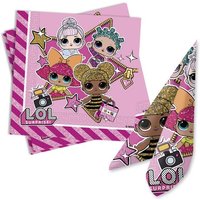 LOL Surprise Servietten 20er Pck, 33x33cm von Procos