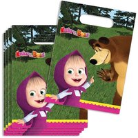 Mascha und der Bär Mitgebseltüten, 6er Pack, 16cm x 23cm Mascha und der Bär Mitgebseltüten, 6er Pack, 16cm x 23cm von Procos