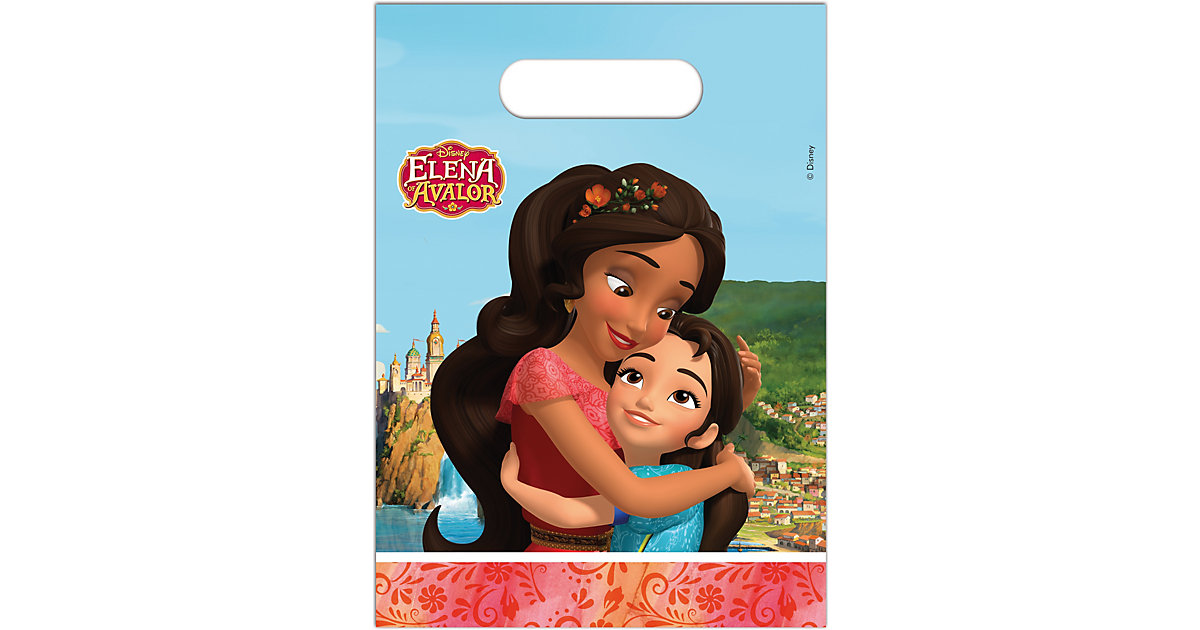 Mitgebseltüten Disney Elena von Avalor, 6 Stück schwarz/blau Mitgebseltüten Disney Elena von Avalor, 6 Stück schwarz/blau von Procos