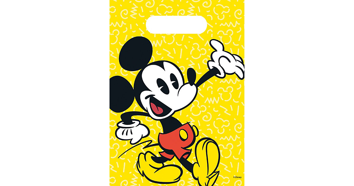 Mitgebseltüten Disney Mickey Mouse Super Cool, 6 Stück gelb/rot Mitgebseltüten Disney Mickey Mouse Super Cool, 6 Stück gelb/rot von Procos