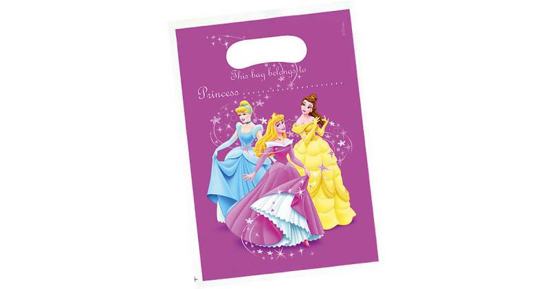 Mitgebseltüten Disney Princess Magic Prismatic, 6 Stück altrosa von Procos