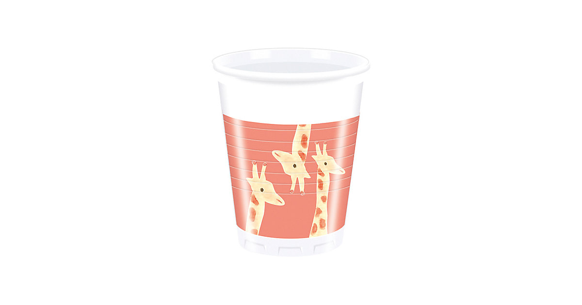 Partybecher/Trinkbecher Safari, 200 ml, Kunststoff, 8 Stück rot-kombi Partybecher/Trinkbecher Safari, 200 ml, Kunststoff, 8 Stück rot-kombi von Procos