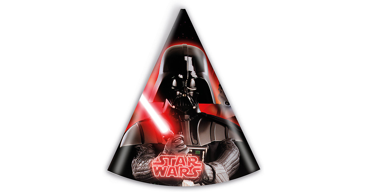 Partyhüte/Partyhütchen Star Wars Heroes, 6 Stück mehrfarbig Modell 8 Partyhüte/Partyhütchen Star Wars Heroes, 6 Stück mehrfarbig Modell 8 von Procos