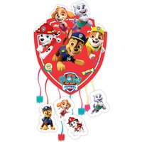 Paw Patrol Zugpinata aus Pappe mit 8 Bändern, 21cm x 27cm von Procos
