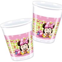 Plastikbecher Minnie Baby, super-süße Partybecher für Mädchen, 8 Stk. von Procos