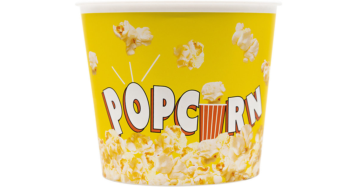 Popcorn Eimer wiederverwendbar Gelb 2,2 l, 1 Stück gelb von Procos