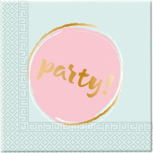 Procos 89262 - Servietten Elegant Party, 33x33cm, 20 Stück, Geburtstag, Karneval, Mottoparty Procos 89262 - Servietten Elegant Party, 33x33cm, 20 Stück, Geburtstag, Karneval, Mottoparty von Procos