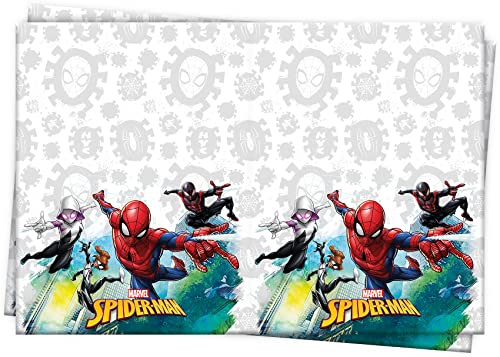Procos 89449 - Party-Tischdecke Spiderman Team Up, Größe 120 x 180 cm, abwischbar, mehrfach verwendbar, Tischtuch, Dekoration, Geburtstag, Mottoparty Procos 89449 - Party-Tischdecke Spiderman Team Up, Größe 120 x 180 cm, abwischbar, mehrfach verwendbar, Tischtuch, Dekoration, Geburtstag, Mottoparty von Disney