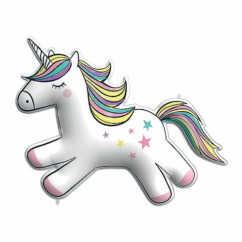 Procos 92444 - Folienballon Einhorn, Größe 96 cm, Unicorn, Helium, Ballon, Geburtstag, Dekoration, Geschenk Procos 92444 - Folienballon Einhorn, Größe 96 cm, Unicorn, Helium, Ballon, Geburtstag, Dekoration, Geschenk von Procos