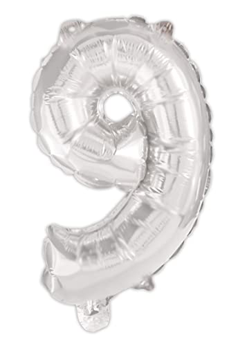 Procos 92475 - Folienballon Zahl, Silber, Größe 95 cm, Helium, Zahlenballon, Geburtstag, Dekoration, Jubiläum, Party Procos 92475 - Folienballon Zahl, Silber, Größe 95 cm, Helium, Zahlenballon, Geburtstag, Dekoration, Jubiläum, Party von Procos