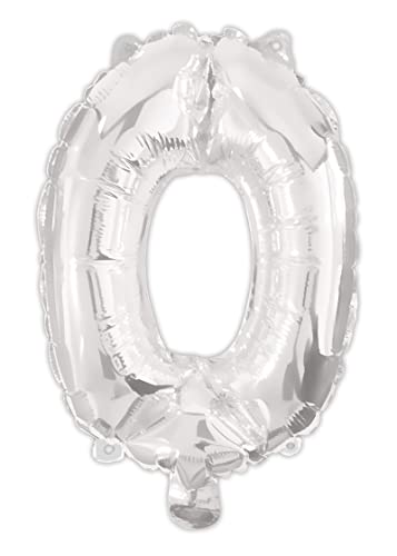 Procos 92476 - Folienballon Zahl, Silber, Größe 95 cm, Helium, Zahlenballon, Geburtstag, Dekoration, Jubiläum, Party Procos 92476 - Folienballon Zahl, Silber, Größe 95 cm, Helium, Zahlenballon, Geburtstag, Dekoration, Jubiläum, Party von Procos