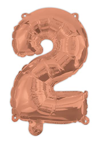 Procos 92478 - Folienballon Zahl, Rosegold, Größe 95 cm, Helium, Zahlenballon, Geburtstag, Dekoration, Jubiläum, Party Procos 92478 - Folienballon Zahl, Rosegold, Größe 95 cm, Helium, Zahlenballon, Geburtstag, Dekoration, Jubiläum, Party von Procos