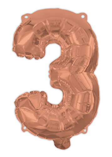 Procos 92479 - Folienballon Zahl, Rosegold, Größe 95 cm, Helium, Zahlenballon, Geburtstag, Dekoration, Jubiläum, Party Procos 92479 - Folienballon Zahl, Rosegold, Größe 95 cm, Helium, Zahlenballon, Geburtstag, Dekoration, Jubiläum, Party von Procos