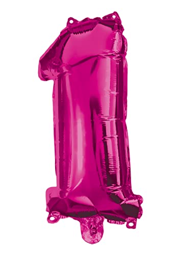 Procos 92487 - Folienballon Zahl, Pink, Größe 95 cm, Helium, Zahlenballon, Geburtstag, Dekoration, Jubiläum, Party Procos 92487 - Folienballon Zahl, Pink, Größe 95 cm, Helium, Zahlenballon, Geburtstag, Dekoration, Jubiläum, Party von Procos