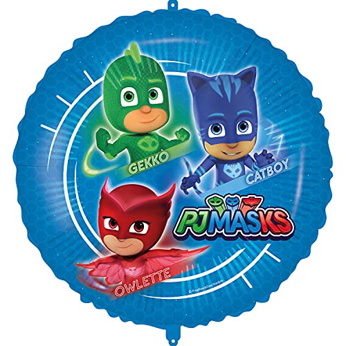 Procos 93037 - Folienballon PJ Masks, Größe 46cm, Helium, Luft, Geburtstag, Dekoration, Party Procos 93037 - Folienballon PJ Masks, Größe 46cm, Helium, Luft, Geburtstag, Dekoration, Party von Procos