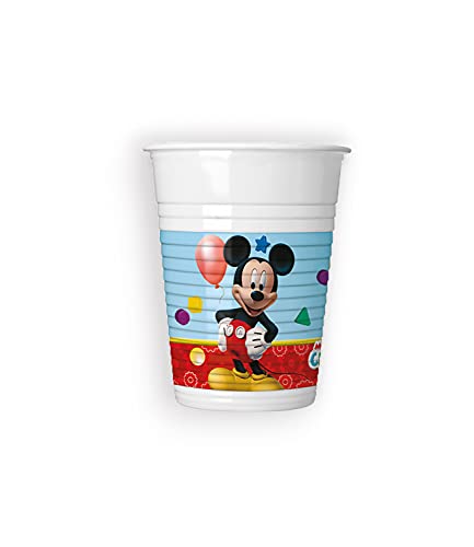 Procos 93558 - Party-Becher Playful Mickey, 8 Stück, Füllmenge 200 ml, aus Plastik, Party-Geschirr, Geburtstag, Mottoparty Procos 93558 - Party-Becher Playful Mickey, 8 Stück, Füllmenge 200 ml, aus Plastik, Party-Geschirr, Geburtstag, Mottoparty von Procos