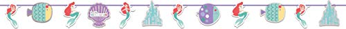 Procos - Girlande aus Papier, 2 m, Ariel Under The Sea, mehrfarbig, 5PR89058 von Disney