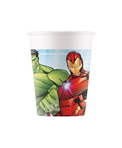 Procos Mächtige Avengers Mighty Pappbecher 8 Stück bunt 200 ml - Multicolore Procos Mächtige Avengers Mighty Pappbecher 8 Stück bunt 200 ml - Multicolore von Procos