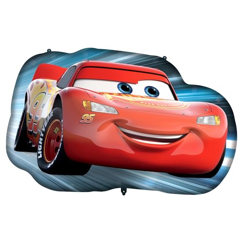 Procos - Supergroßer Folienballon Disney Cars, Ballon für Luft oder Helium Füllung, Geschenk, Dekoration von Procos