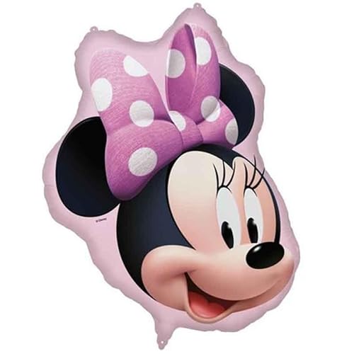 Procos - Supergroßer Folienballon Minnie Maus, Ballon zum Befüllen mit Luft oder Helium, Geschenk, Dekoration Procos - Supergroßer Folienballon Minnie Maus, Ballon zum Befüllen mit Luft oder Helium, Geschenk, Dekoration von Procos