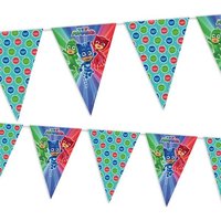 Pyjamahelden Wimpelkette aus Folie für Indoor & Outdoor-Partys, 2,3m Pyjamahelden Wimpelkette aus Folie für Indoor & Outdoor-Partys, 2,3m von Procos