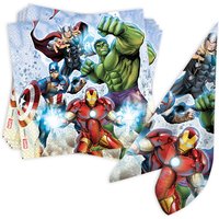 Servietten Avengers im 20er Pack, 33cm x 33cm Servietten Avengers im 20er Pack, 33cm x 33cm von Procos