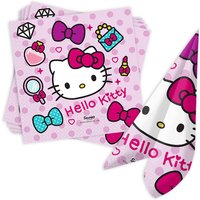 Servietten Hallo Kitty im 20er Pack, 33cm x 33cm Servietten Hallo Kitty im 20er Pack, 33cm x 33cm von Procos