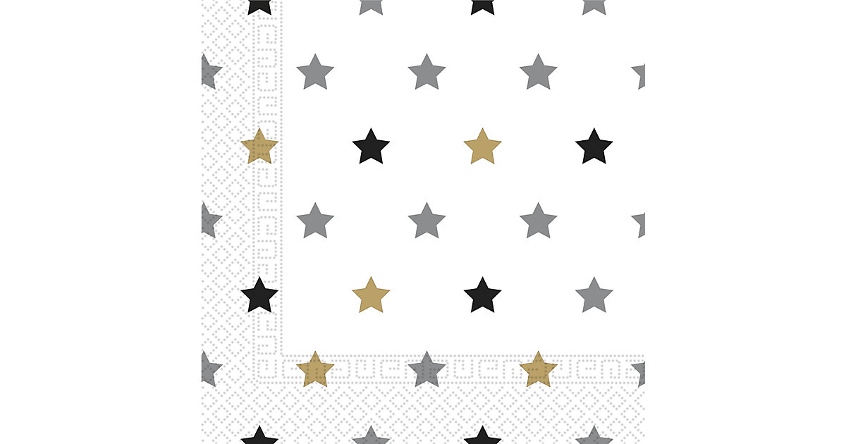 Servietten Sternnchen, 33 x 33 cm, 2-lagig, 20 Stück weiß Modell 2 Servietten Sternnchen, 33 x 33 cm, 2-lagig, 20 Stück weiß Modell 2 von Procos
