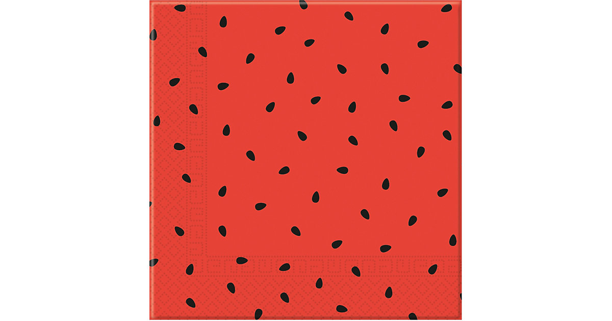 Servietten Watermelon, 33 x 33 cm, 2-lagig, 20 Stück kupfer Servietten Watermelon, 33 x 33 cm, 2-lagig, 20 Stück kupfer von Procos