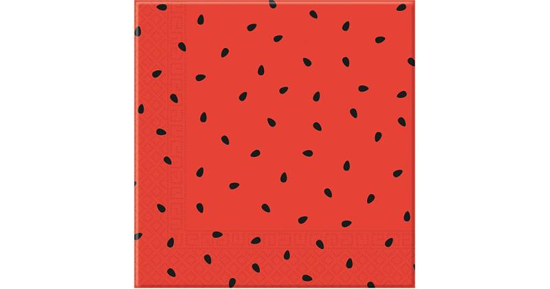 Servietten Watermelon, 33 x 33 cm, 2-lagig, 20 Stück kupfer von Procos
