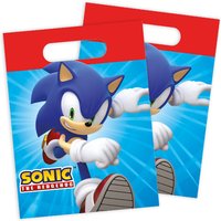 Sonic Mitgebseltüten aus Papier, 4er Pack, 22cm x 16cm Sonic Mitgebseltüten aus Papier, 4er Pack, 22cm x 16cm von Procos