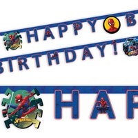 Spiderman Buchstabenkette, "Happy Birthday", 2m Spiderman Buchstabenkette, "Happy Birthday", 2m von Procos