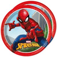 Spiderman Crime Fighter Teller, 22,5cm, 8 Stück Spiderman Crime Fighter Teller, 22,5cm, 8 Stück von Procos