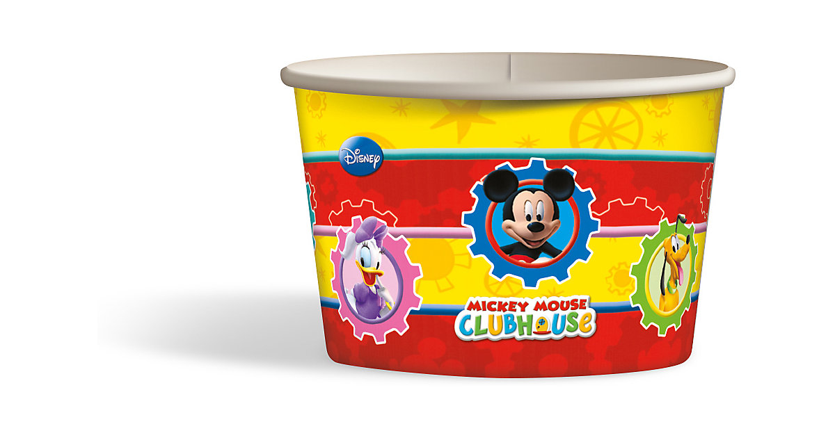 Eisbecher Snackbecher Disney Mickey Mouse Playful, 8 Stück mehrfarbig von Procos