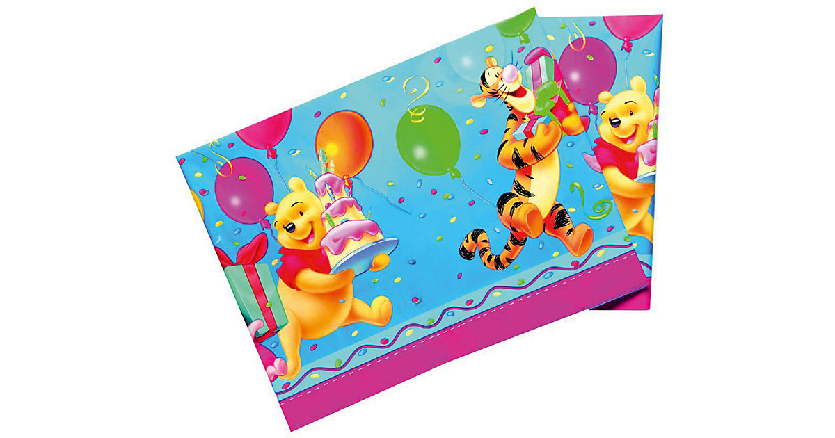 Party-Tischdecke Disney Winnie Puuh Alphabet, Kunststoff, 120 x 180 cm bunt Modell 1 Party-Tischdecke Disney Winnie Puuh Alphabet, Kunststoff, 120 x 180 cm bunt Modell 1 von Procos