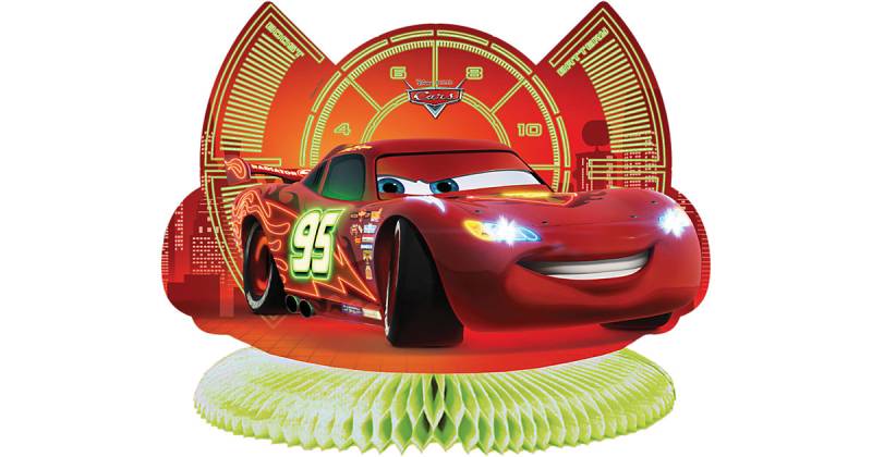 Tischdekoration Disney Cars Neon gelb/rot von Procos