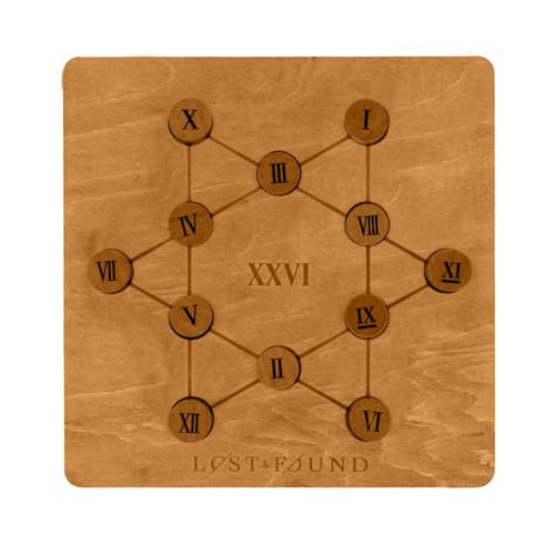 3D-Puzzle aus Holz mit römischen Ziffern 3D-Puzzle aus Holz mit römischen Ziffern von Professor PUZZLE