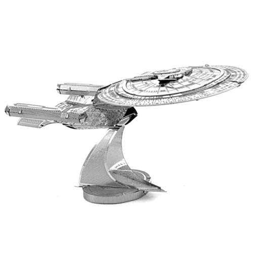 Fascinations Metal Earth MMS281 - 502672, Star Trek NCC 1701-D USS Enterprise, Konstruktionsspielzeug, 2 Metallplatinen, ab 14 Jahren von Professor PUZZLE