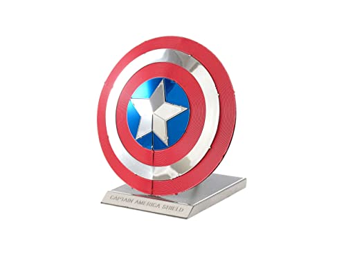 Fascinations Metal Earth MMS321 - 502641, Marvel Avenger Captain's America Shield, Konstruktionsspielzeug, 2 Metallplatinen, ab 14 Jahren Fascinations Metal Earth MMS321 - 502641, Marvel Avenger Captain's America Shield, Konstruktionsspielzeug, 2 Metallplatinen, ab 14 Jahren von Professor PUZZLE