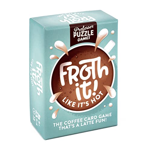 Professor PUZZLE Froth It Kartenspiel, ab 8 Jahren, für 2–4 Spieler, 15 Minuten Spieldauer von Professor PUZZLE