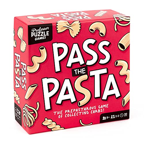 Professor PUZZLE Pass The Pasta Games - Familien-Brettspiel der Strategie- und Formsammlung. - Perfekt für Familienspiele. von Professor PUZZLE