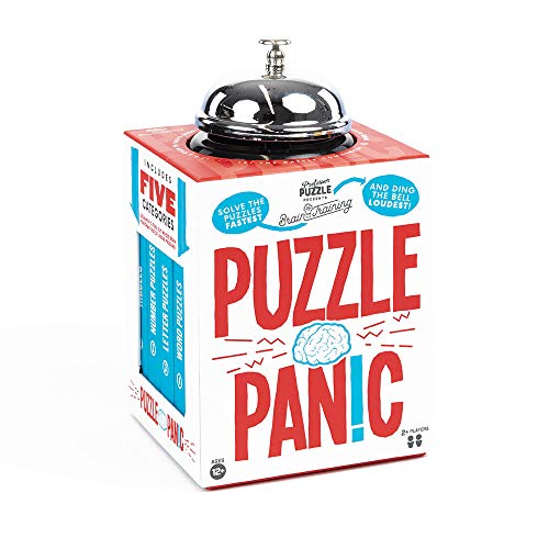 Professor PUZZLE Puzzle Panic - Das Multiplayer-rasante Puzzle-Spiel mit Rätseln, Wort-, Buchstaben- und Zahlenrätseln Brain Training Range von Professor PUZZLE
