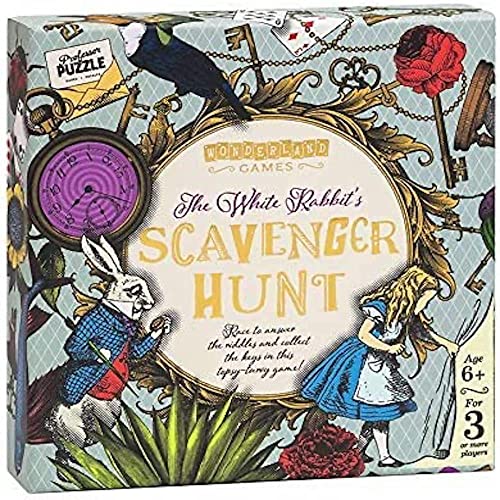 Professor PUZZLE The White Rabbit's Scavenger Hunt Alice in Wonderland themed Treasure Hunt for the whole family. von Professor PUZZLE