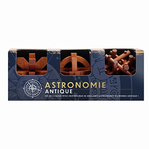 Professor Puzzle - Antike Astronomie – Set mit 3 Puzzles aus Holz, inspiriert von den hellsten Geistern der Astronomie – Lösungen im Lieferumfang enthalten Professor Puzzle - Antike Astronomie – Set mit 3 Puzzles aus Holz, inspiriert von den hellsten Geistern der Astronomie – Lösungen im Lieferumfang enthalten von Professor PUZZLE