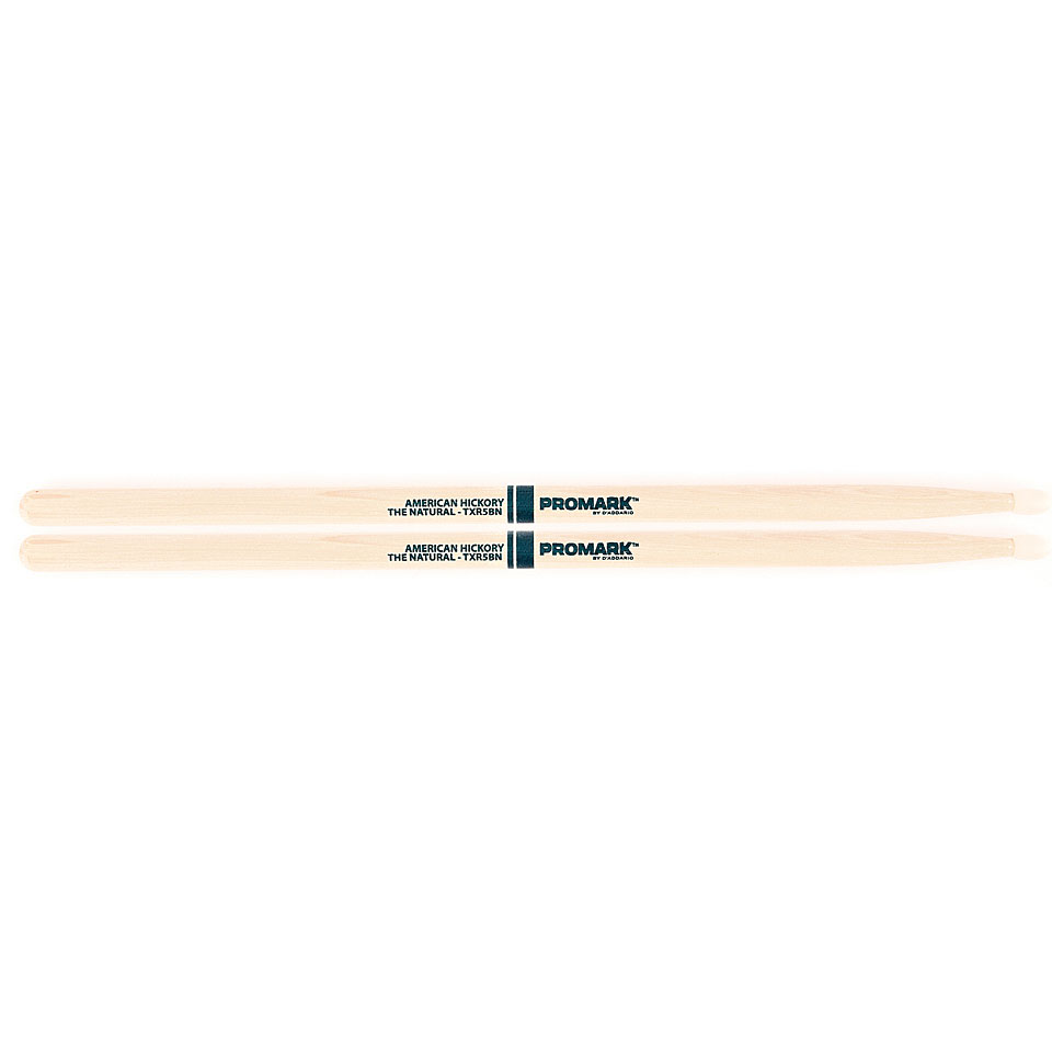 Promark Classic Forward Raw Hickory 5B Oval Nylon Tip Drumsticks Promark Classic Forward Raw Hickory 5B Oval Nylon Tip Drumsticks von Promark