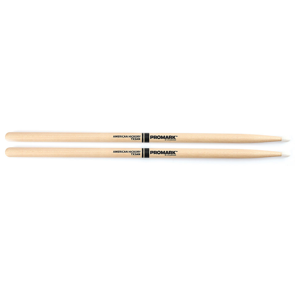 Promark Classic Forward Hickory 5A Oval Nylon Tip Drumsticks Promark Classic Forward Hickory 5A Oval Nylon Tip Drumsticks von Promark