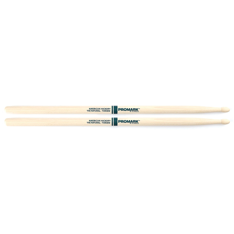 Promark Classic Forward Raw Hickory 5B Oval Wood Tip Drumsticks Promark Classic Forward Raw Hickory 5B Oval Wood Tip Drumsticks von Promark