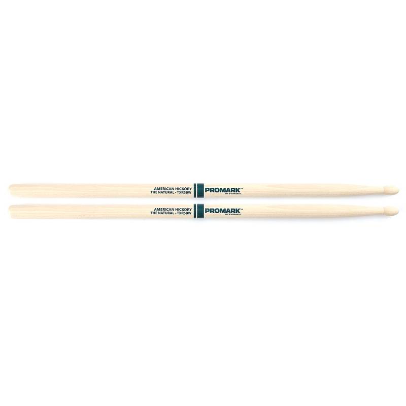 Promark Classic Forward Raw Hickory 5B Oval Wood Tip Drumsticks von Promark