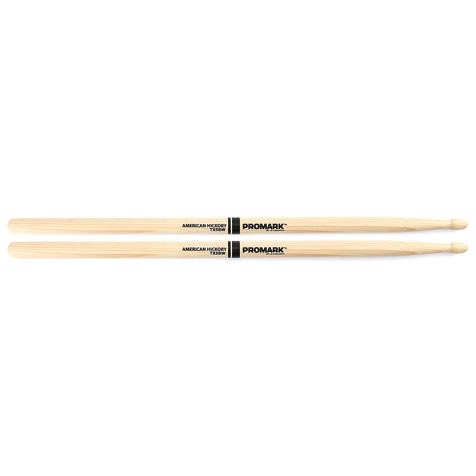 Promark Classic Forward Hickory 5B Oval Wood Tip Drumsticks Promark Classic Forward Hickory 5B Oval Wood Tip Drumsticks von Promark