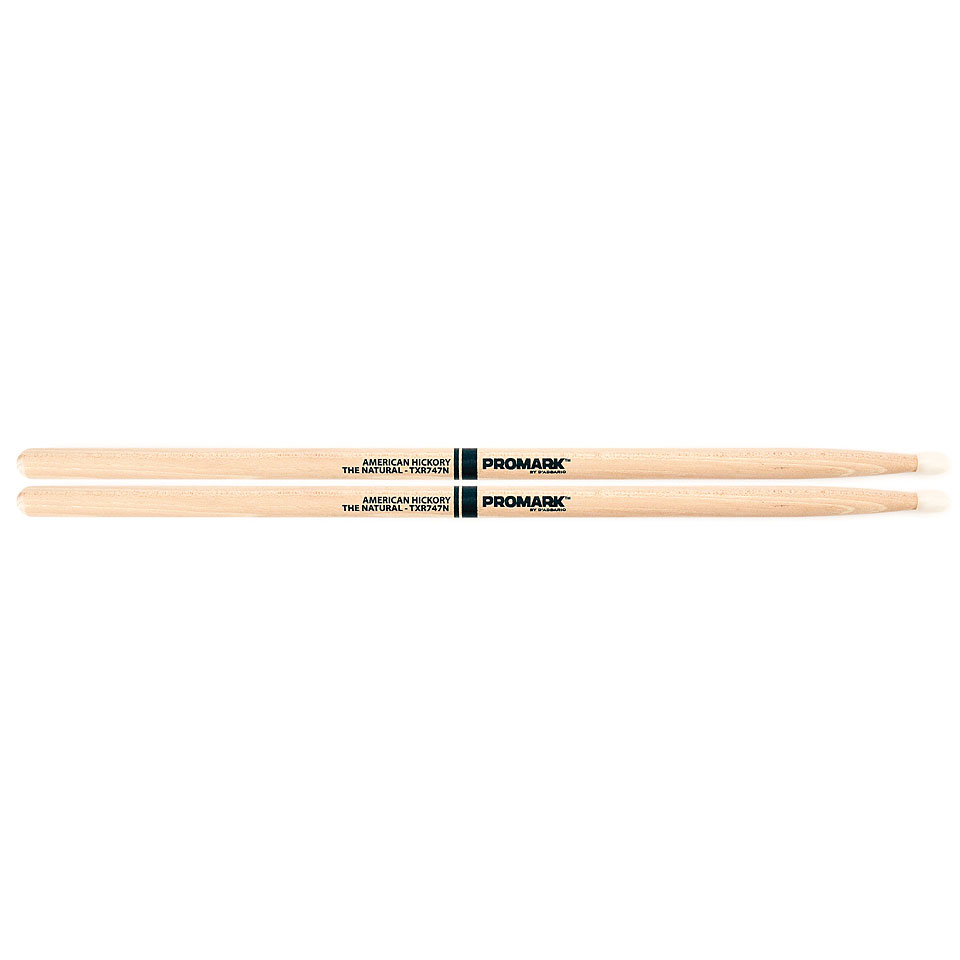 Promark Classic Forward Raw Hickory 747 Oval Nylon Tip Drumsticks Promark Classic Forward Raw Hickory 747 Oval Nylon Tip Drumsticks von Promark